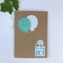 Load image into Gallery viewer, Handmade New Baby Greetings Card