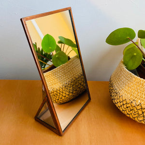 Copper Free Standing Mirror