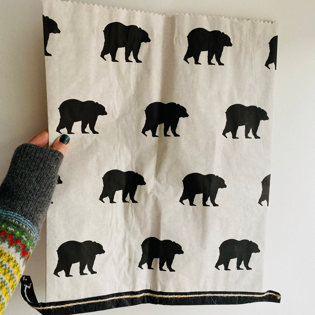 Bear Kraft Gift Bag