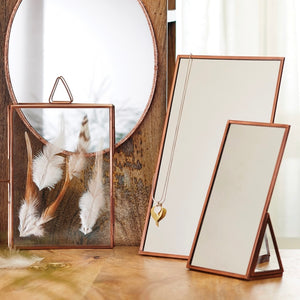 Copper Free Standing Mirror