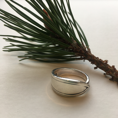 Antique Solid Silver Silverware Limited Edition Rings