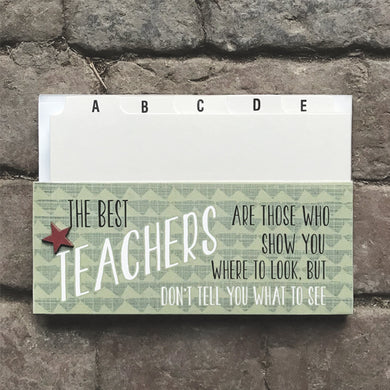 Alphabet Card Dividers Teacher Gift Set