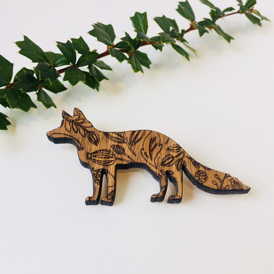 Woodland Pin Brooch Animals