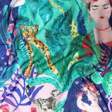 Load image into Gallery viewer, Frida Kahlo Tropical Scarf