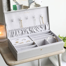 Load image into Gallery viewer, Large Grey Jewellery Box