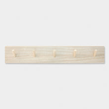 Load image into Gallery viewer, Long Natural Wooden Peg Board Hooks