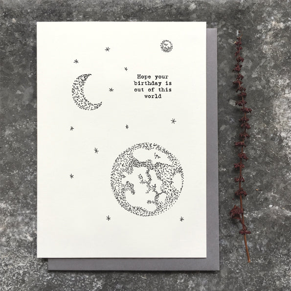Out of this World Birthday Greetings Card