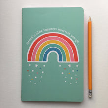 Load image into Gallery viewer, Rainbow Spread a little Happiness Notebook