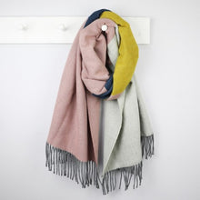 Load image into Gallery viewer, Multicoloured Block Blanket Scarf - The Munro 