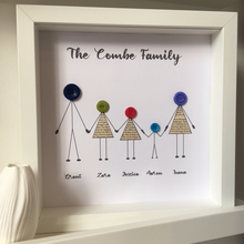 Load image into Gallery viewer, Button Heads Family Boxed Frame