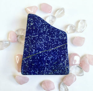Lapis Lazuli Free Form Standung Crystal Slice - The Munro 