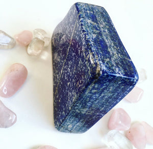 Lapis Lazuli Free Form Standung Crystal Slice - The Munro 