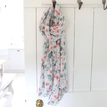Load image into Gallery viewer, Watercolour Floral Scarf - The Munro 