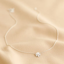 Load image into Gallery viewer, Daisy Charm Necklace in Silver