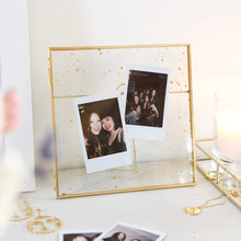 Load image into Gallery viewer, Gold Speckled Glass Photo Frame