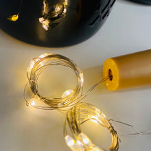Load image into Gallery viewer, Battery Powered LED Cork Light Garland