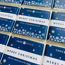 Load image into Gallery viewer, Merry Christmas Square Milk Chocolate Bar