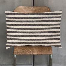 Load image into Gallery viewer, Black Long Striped Cushion