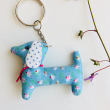 Load image into Gallery viewer, Material Dali Dachshund Keyring