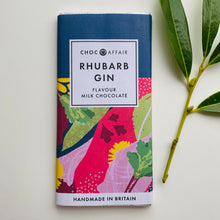 Load image into Gallery viewer, Rhubarb Gin Flavoured Milk Chocolate Bar