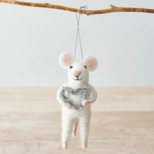 Load image into Gallery viewer, Felted Mice Hanging Décor