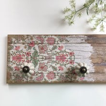 Load image into Gallery viewer, Kitsch Wood Effect Hanging Hook Plaque
